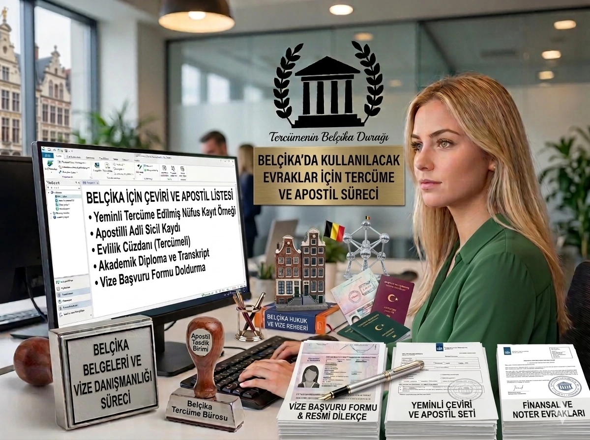 Belçika’da kullanılacak evraklar için felemenkçe tercüme ve apostil süreci