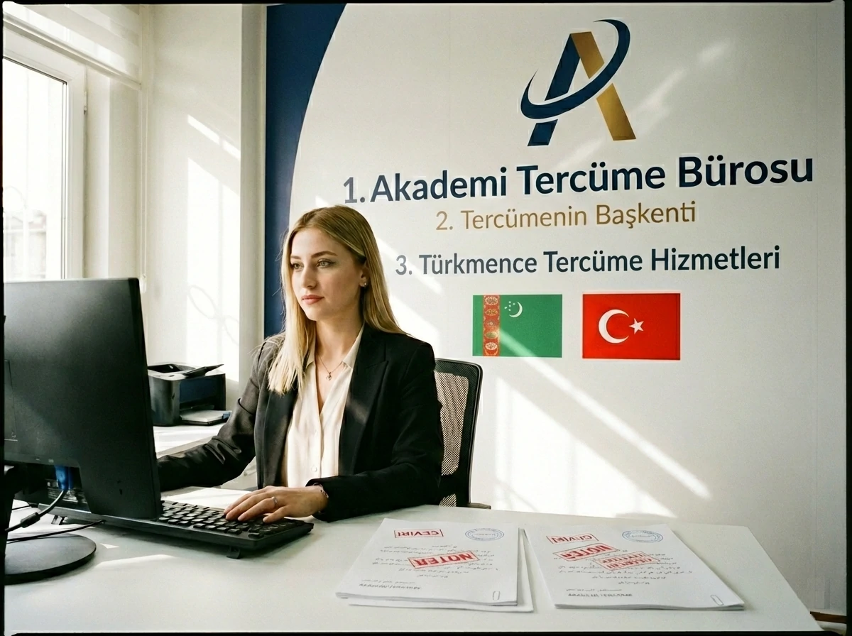 Türkmence (Türkmençe) tercüme - yeminli ve noter onaylı çeviri