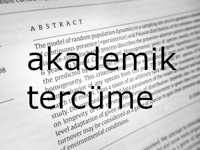 akademik tercüme, makale çeviri, abstract tercüme