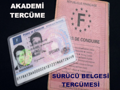 Almanca ehliyet tercüme, sürücü belgesi tercüme