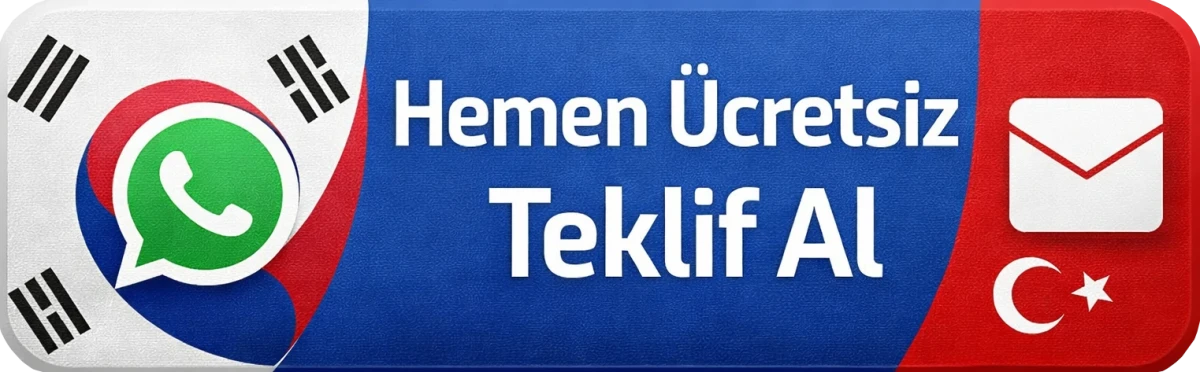 Korece Türkçe çeviri ücretsiz fiyat teklifi al