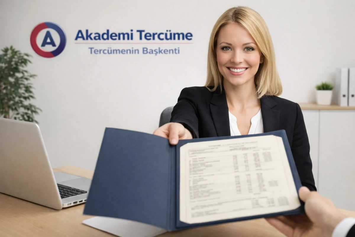 En uygun tercüme fiyatları ile hazırlanan noter onaylı belgelerin Akademi Tercüme Bürosu tarafından müşteriye teslimi.